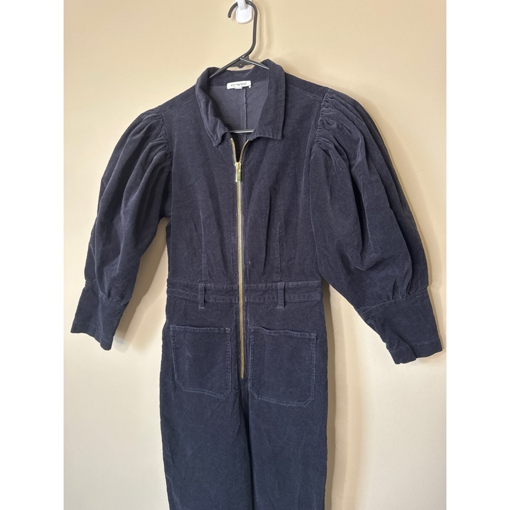 WEWOREWHAT 70s Corduroy Jumpsuit in Black Size XS - Picture 4 of 8